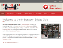 Tablet Screenshot of inbetweenbridge.com